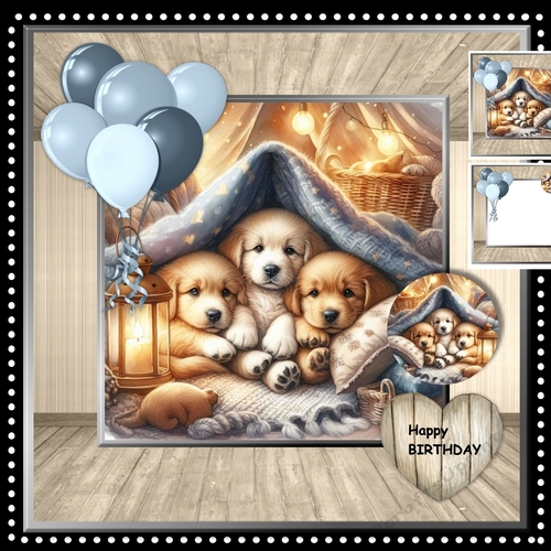 Birthday Puppies Mini Kit