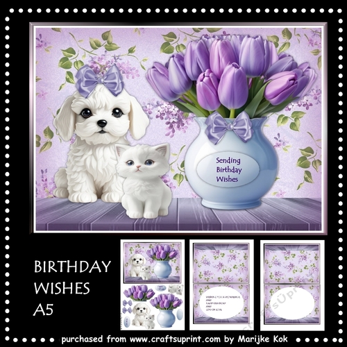 A5 Birthday Wishes Mini Kit