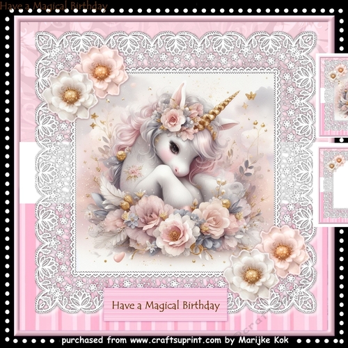 Magical Birthday  Girl Mini Kit 