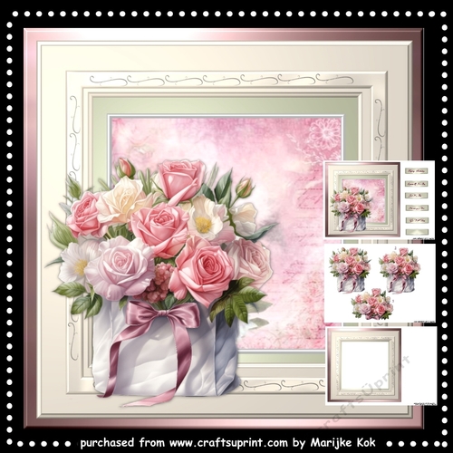 Bag Of  Mixed Roses Mini Kit