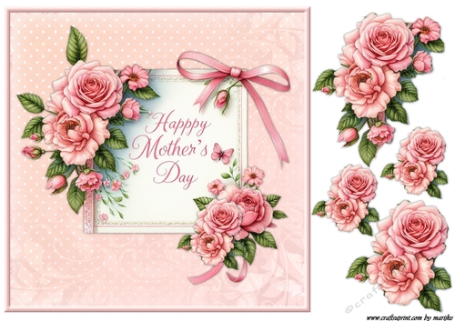 Roses For Mother  Quick Card