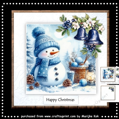 Cute Snowman Mini Kit