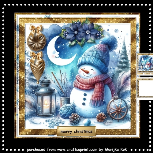 Happy Snowman Mini Kit