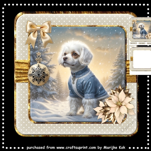 Christmas  Winter Dog Mini Kit