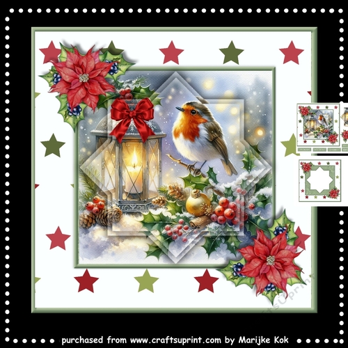 Christmas Robin Mini Kit