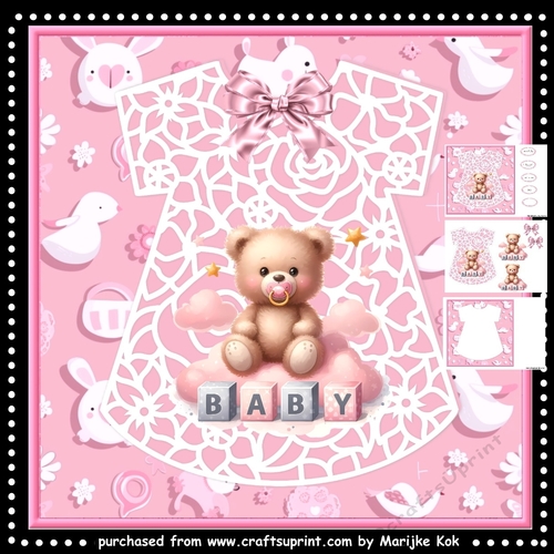 Baby Girl Teddy Mini Kit