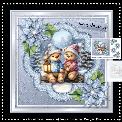 Teddies Christmas Mini Kit