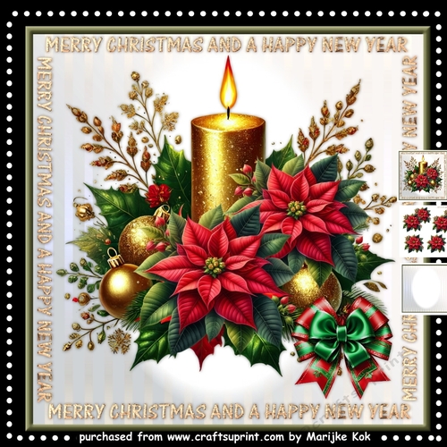 Christmas Candle Mini Kit