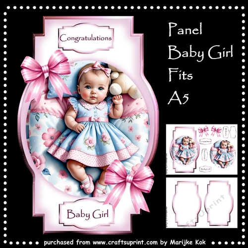 Panel Baby Girl Mini Kit
