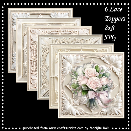 Vintage lace papers 