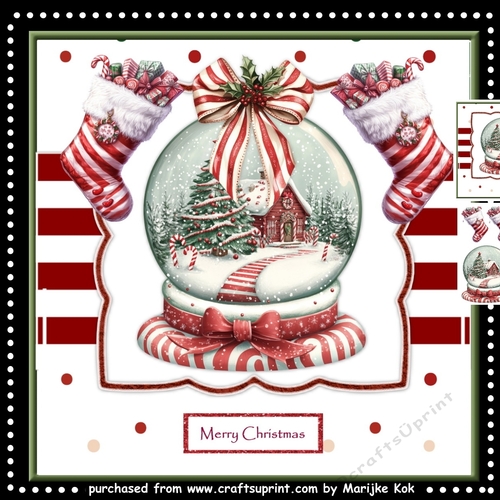 Christmas Snowglobe Mini Kit
