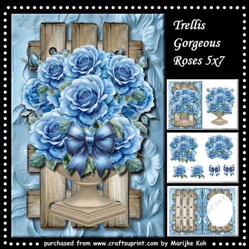 Trellis Gorgeous Roses Mini Kit