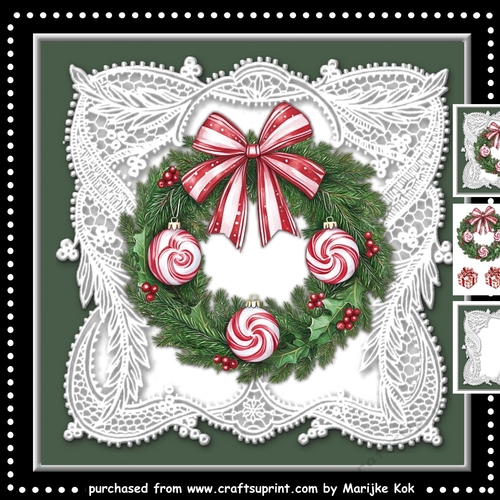 Christmas Wreath  Mini Kit
