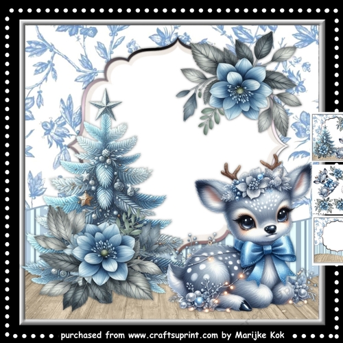Christmas Baby Deer Mini Kit
