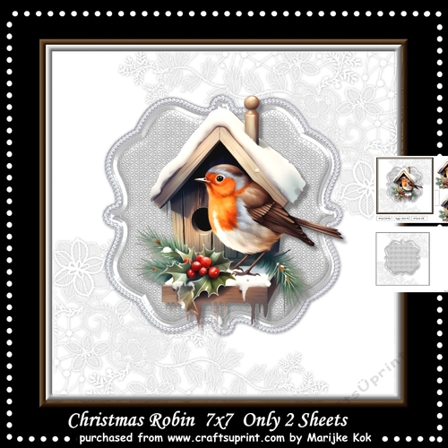 Christmas Robin Mini  Kit