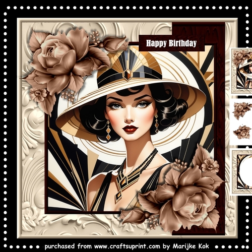 Art Deco Lady Mini Kit
