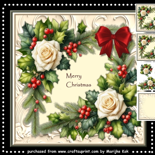 Christmas Roses Mini Kit