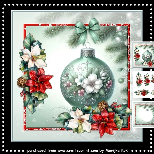 Vintage Christmas Bauble Mini Kit