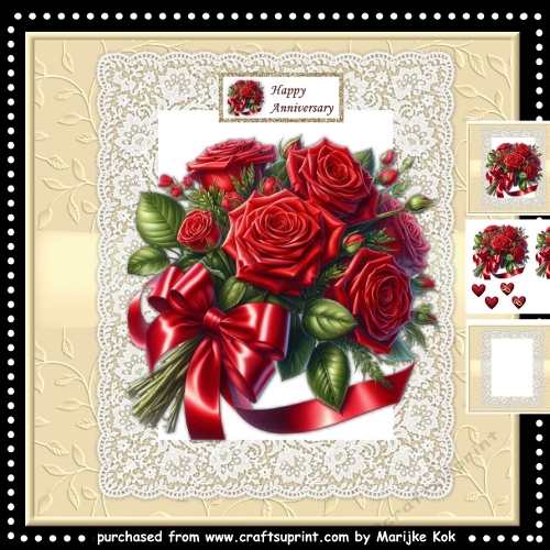 red Roses Bouquet Mini Kit