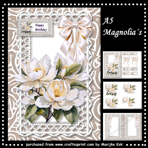 A5  Magnolia´s Mini  Kit
