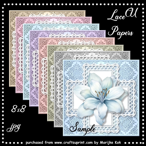 CU 8x8 Lace Toppers