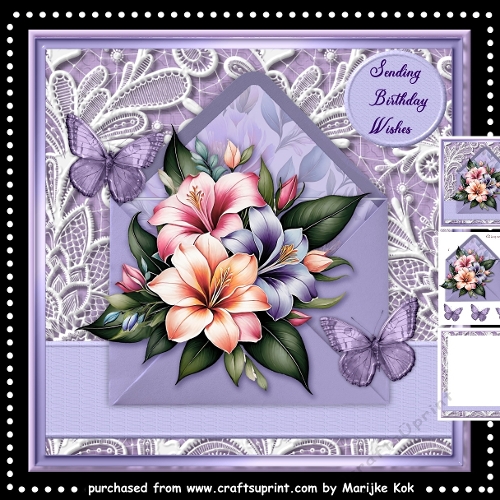 Gorgeous Floral Enveloppe Mini Kit