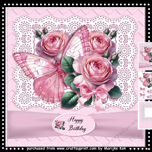 Roses & Butterflies mini Kit