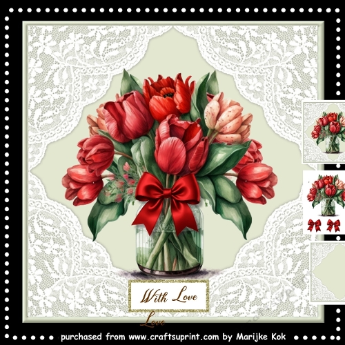Spring Tulips Bouquet Mini Kit