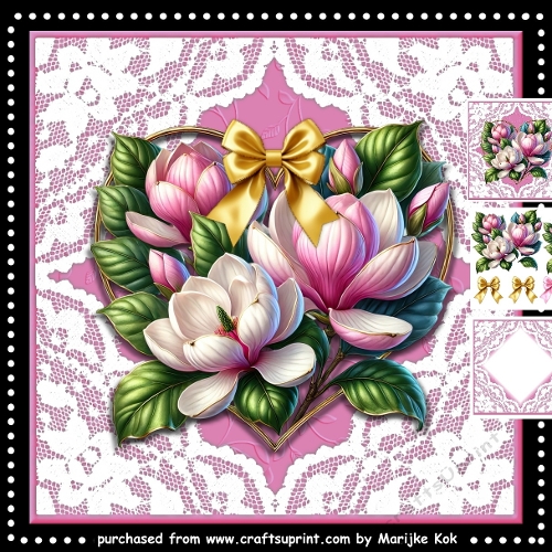 Magnolia Heart Mini Kit