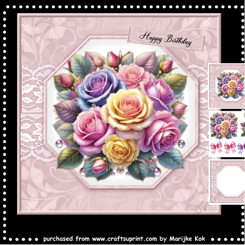 Pretty Roses  Mini Kit