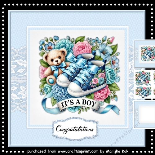 Baby Boy Shoes Mini Kit