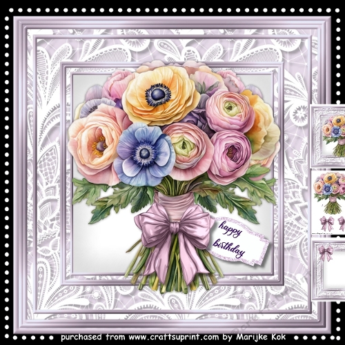 Anemones Bouquet Mini Kit