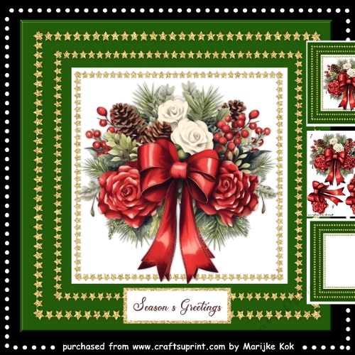 Classic Christmas   Bouquet  Mini   Kit