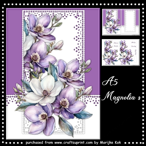  A5  Magnolia´s  Mini Kit