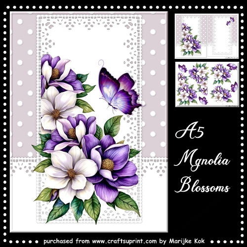 Magnolia Blossoms A5 Mini Kit
