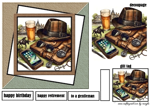 Male Card Gentleman