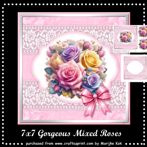 Gorgeous Mixed Roses Mini Kit