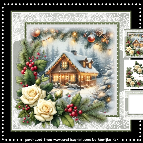 Christmas House Vintage Mini Kit