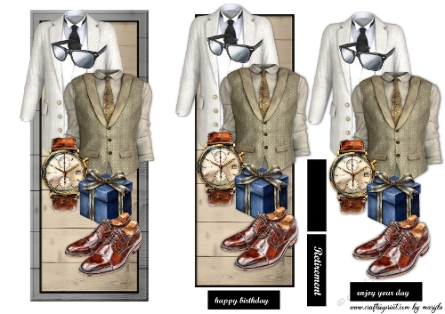 Male Card Panel  Gentleman