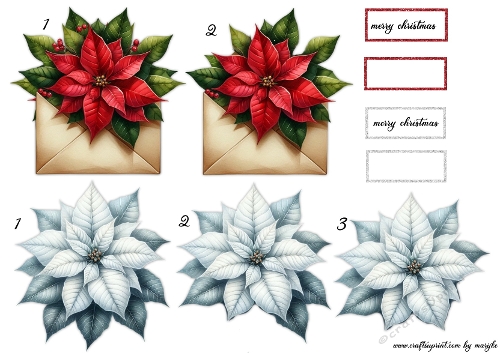  Step By Step Poinsettias
