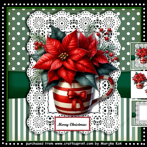Red Poinsettia Mini Kit