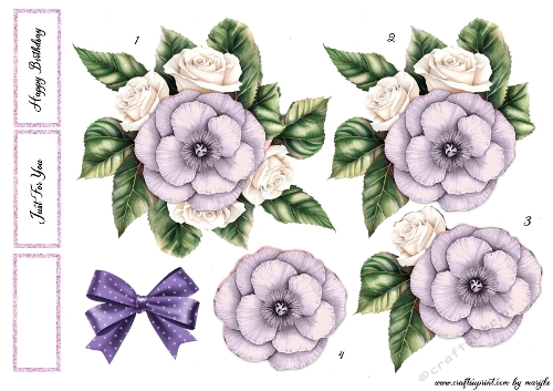 Step By Step Camelia & Roses
