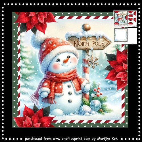 Snowman Sign   Mini Kit