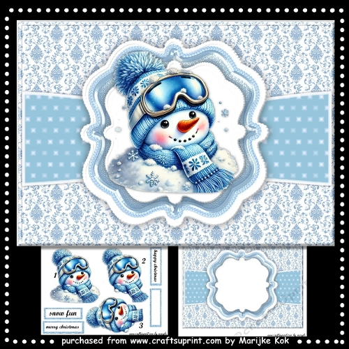 Cute Snowman Mini Kit