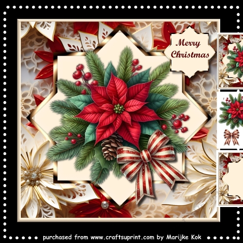 Poinsettia Star Mini Kit
