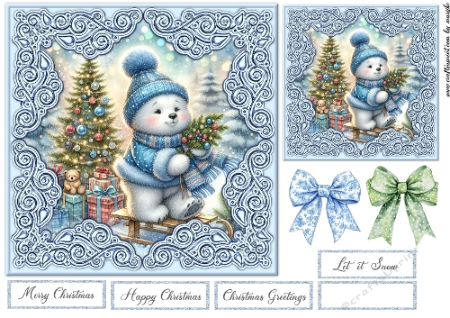 Santa´s Little Helper Card 1
