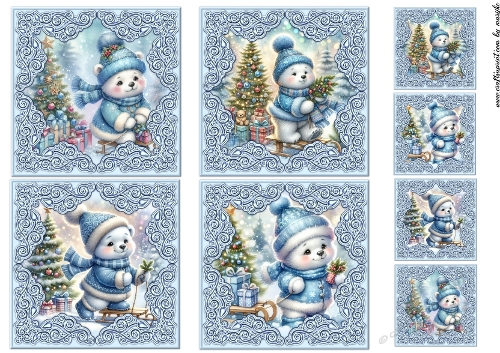 Santa´s Little HelperToppers and Tags