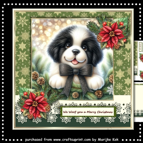 We woof you a merry christmas  Mini Kit