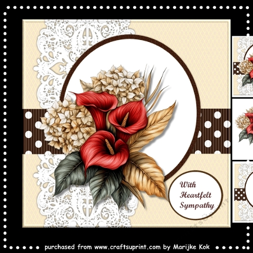 Sympathy Calla´s Mini Kit