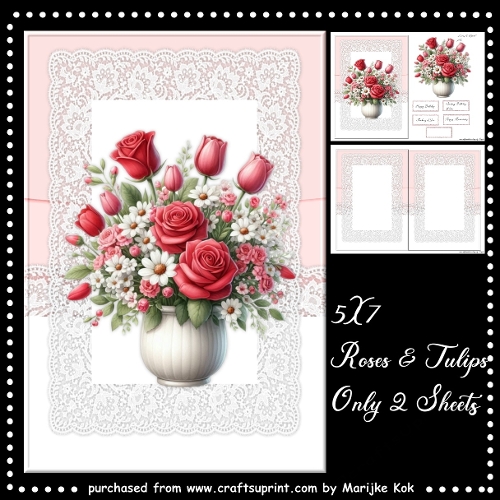 Romantic Roses & Tulips Mini Kit